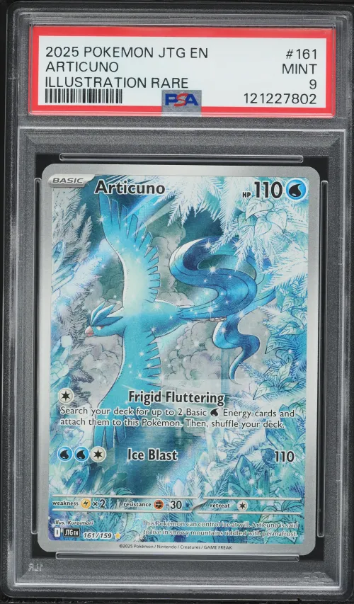 2025 #161 Articuno PSA 9 Jtg EN-