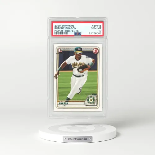 2020 Bowman Paper Prospects #BP145 Robert Puason (PSA 10 GEM MINT)
