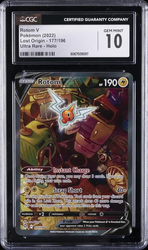 2022 #177 Full Art/Rotom V CGC 1