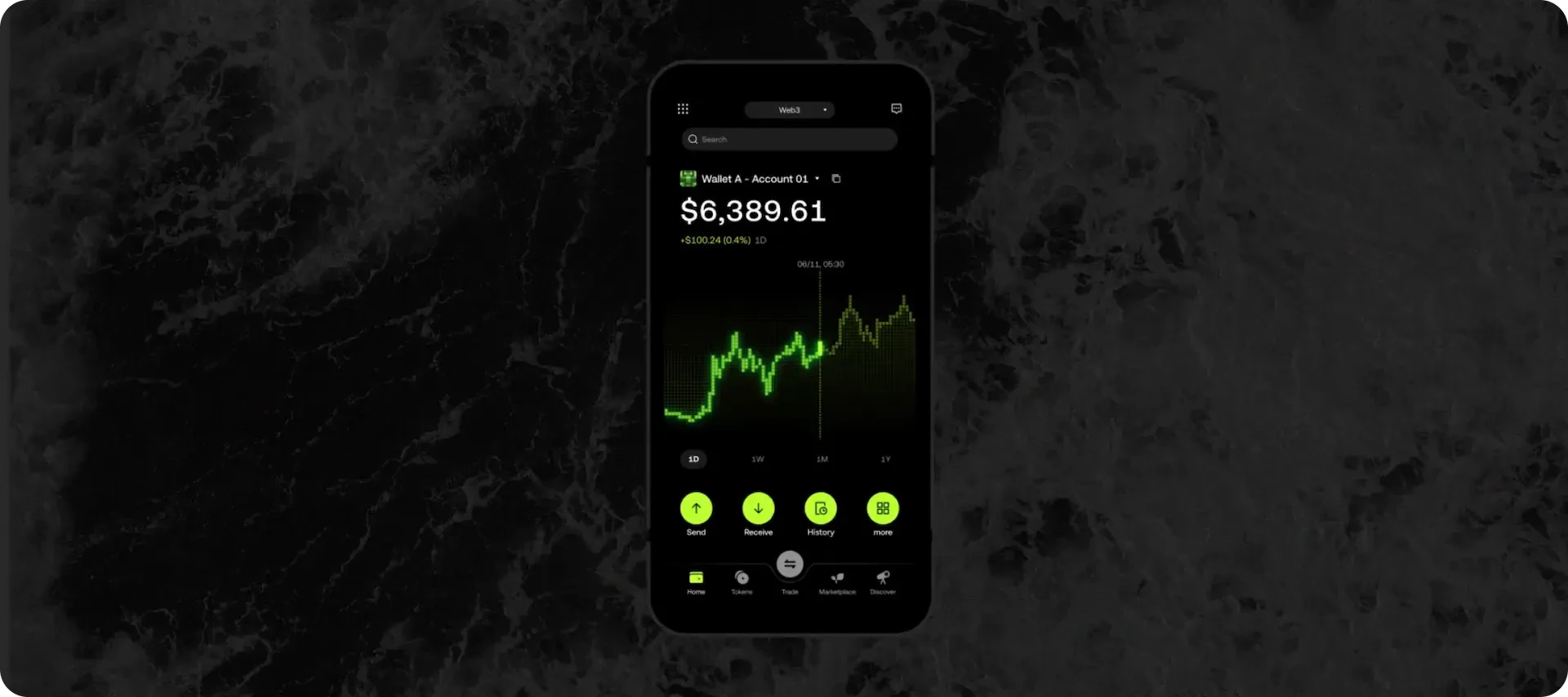 Satu wallet kripto, 130+ chain native
