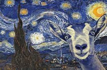 Jeton Goat Van Gogh