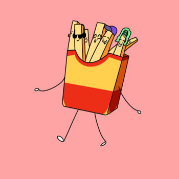 A walking fries 币种