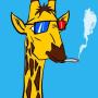 Token Smoking Giraffe 