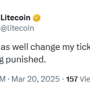 Token New Litecoin Ticker