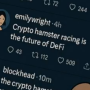 Token Crypto movie Hamster racing 